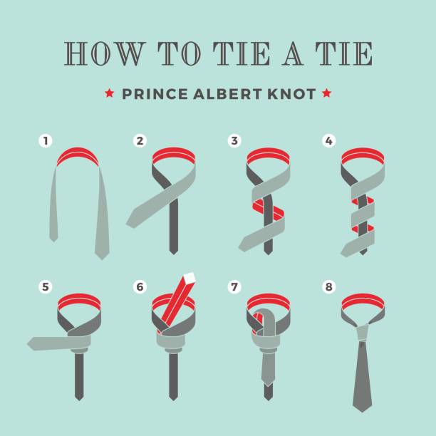 how to tie the prince albert knot